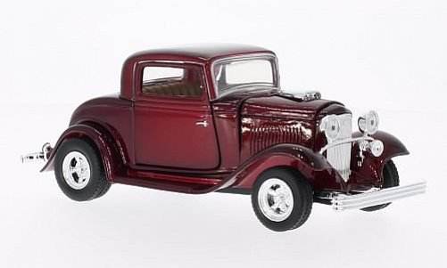 Ford Coupe, metalická tmavo červená, 1932